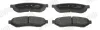 Bremsbelagsatz, Scheibenbremse Hinterachse JURID 573215J Bild Bremsbelagsatz, Scheibenbremse Hinterachse JURID 573215J