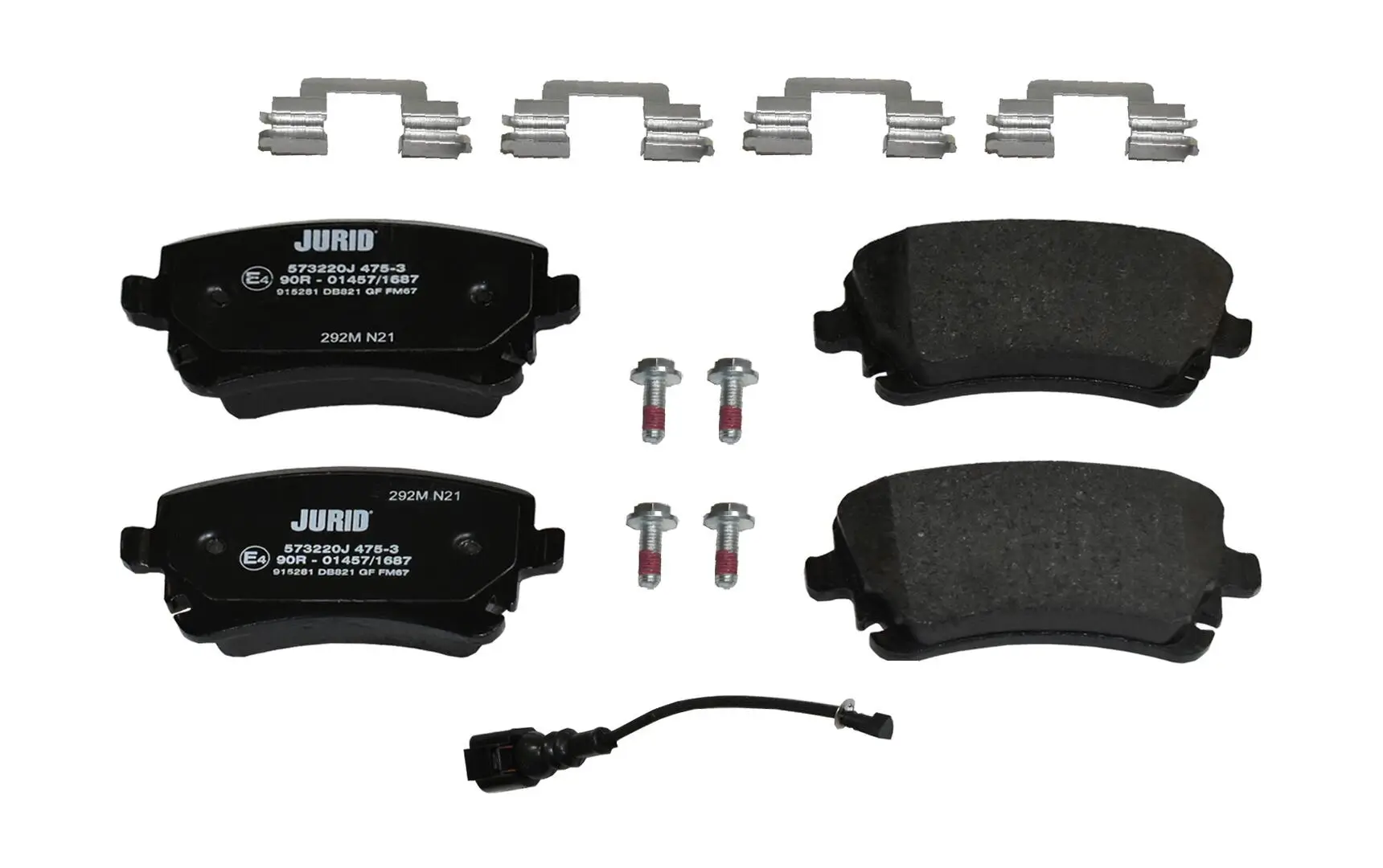Bremsbelagsatz, Scheibenbremse JURID 573220J