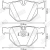 Bremsbelagsatz, Scheibenbremse JURID 573224JC Bild Bremsbelagsatz, Scheibenbremse JURID 573224JC
