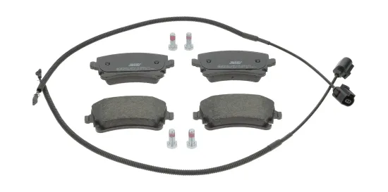 Bremsbelagsatz, Scheibenbremse Hinterachse JURID 573225J Bild Bremsbelagsatz, Scheibenbremse Hinterachse JURID 573225J