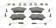 Bremsbelagsatz, Scheibenbremse Vorderachse JURID 573226J