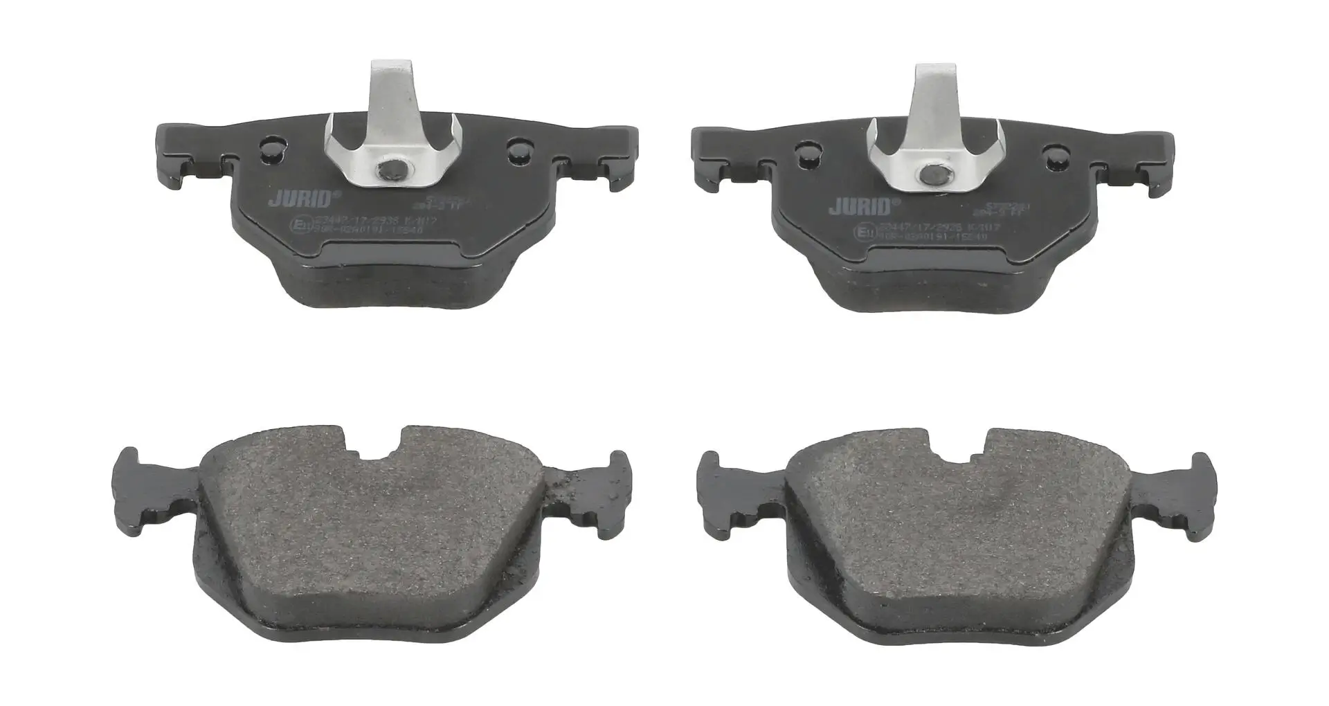 Bremsbelagsatz, Scheibenbremse Hinterachse JURID 573228J
