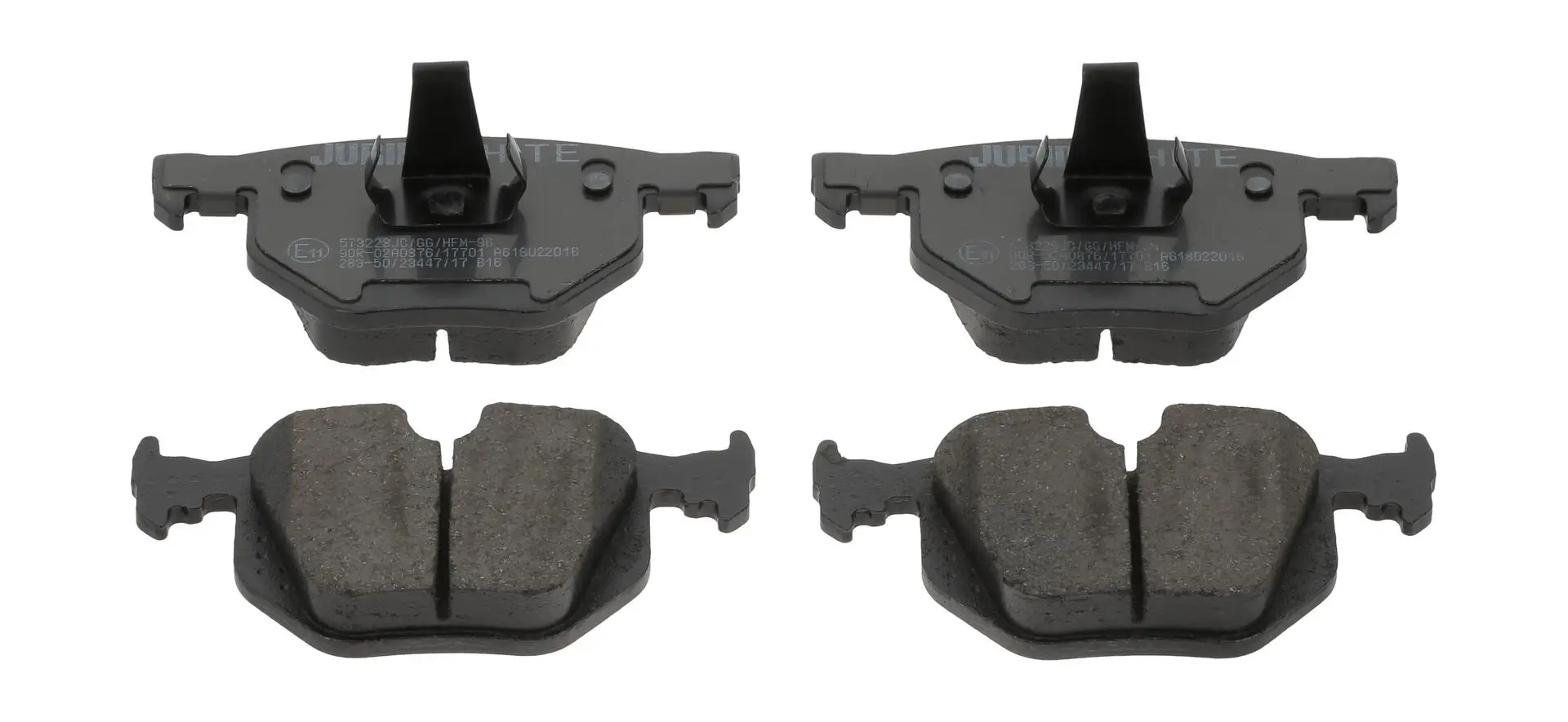 Bremsbelagsatz, Scheibenbremse Hinterachse JURID 573228JC