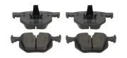 Bremsbelagsatz, Scheibenbremse Hinterachse JURID 573228JC