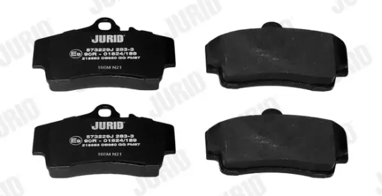 Bremsbelagsatz, Scheibenbremse Hinterachse JURID 573229J Bild Bremsbelagsatz, Scheibenbremse Hinterachse JURID 573229J