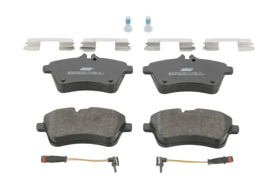Bremsbelagsatz, Scheibenbremse Vorderachse JURID 573230J Bild Bremsbelagsatz, Scheibenbremse Vorderachse JURID 573230J