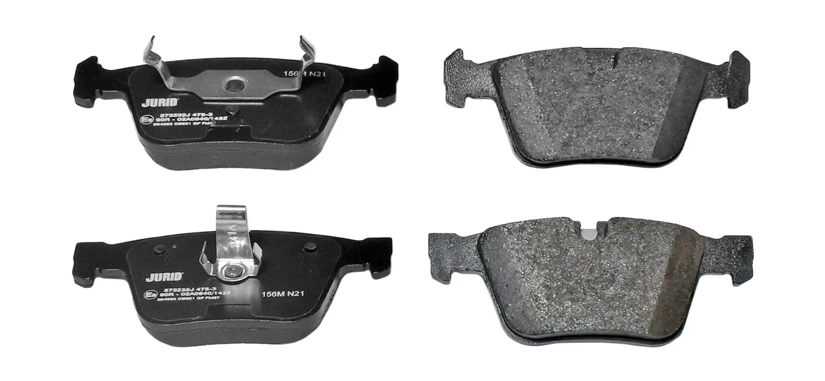 Bremsbelagsatz, Scheibenbremse Hinterachse JURID 573232J