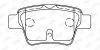 Bremsbelagsatz, Scheibenbremse Hinterachse JURID 573235J