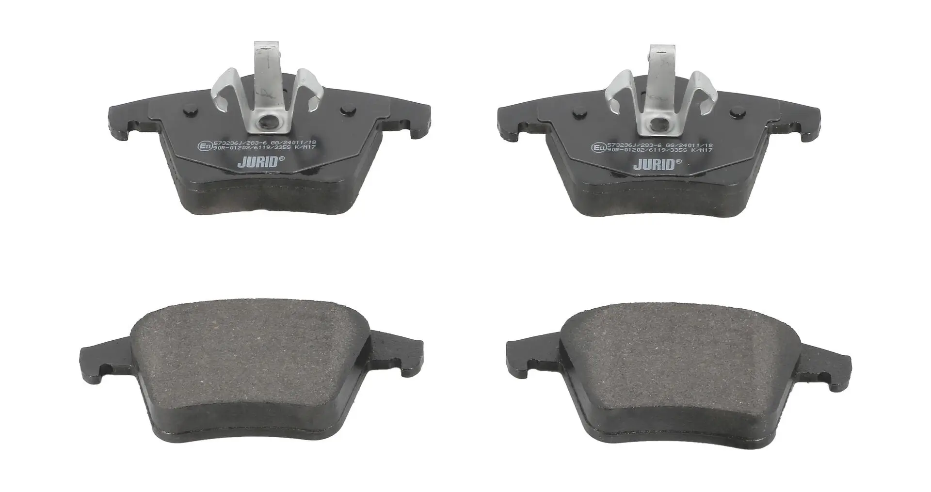 Bremsbelagsatz, Scheibenbremse Hinterachse JURID 573236J