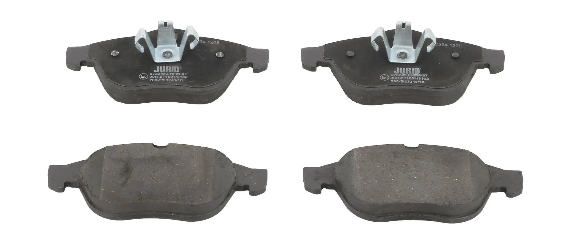 Bremsbelagsatz, Scheibenbremse Vorderachse JURID 573245J