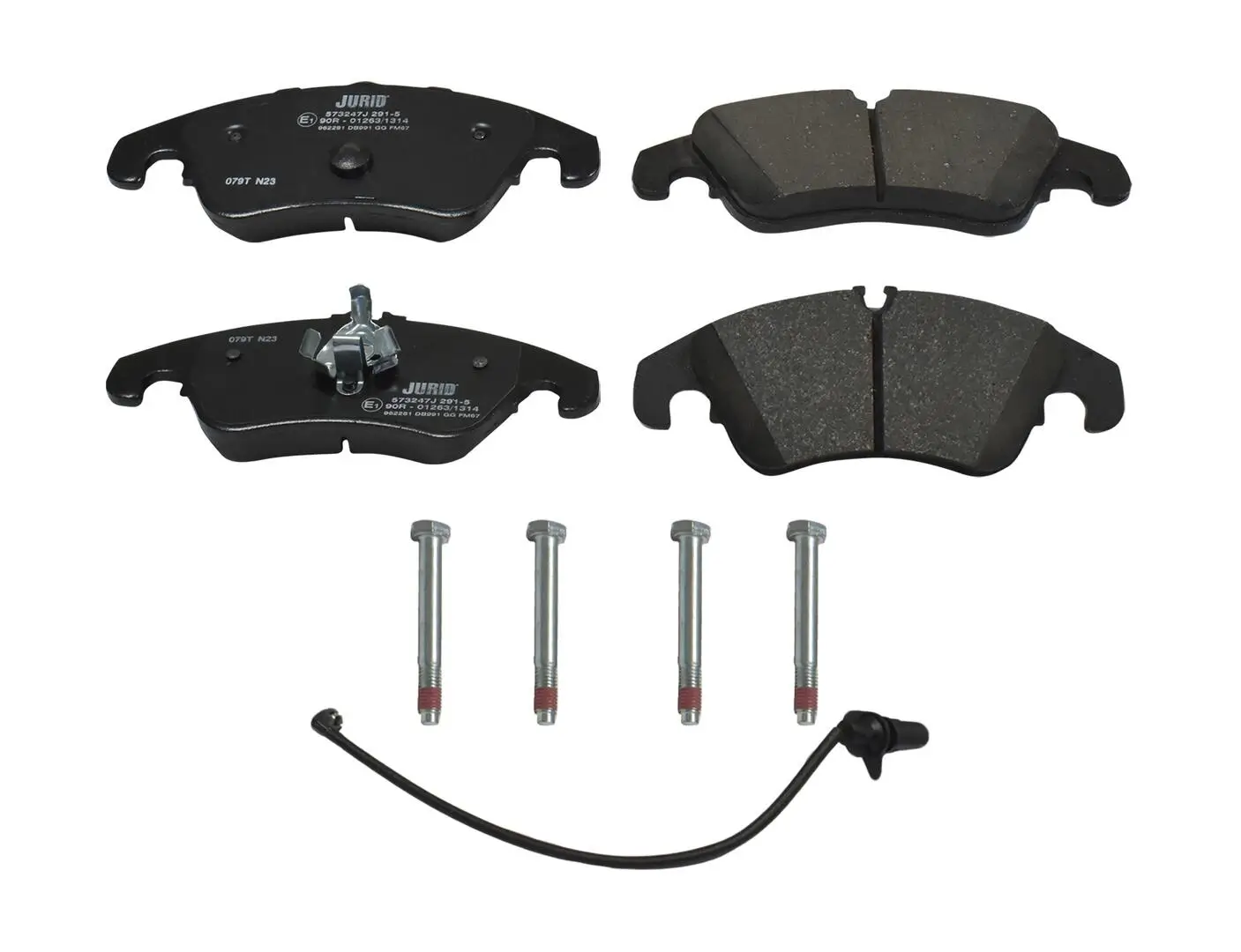 Bremsbelagsatz, Scheibenbremse Vorderachse JURID 573247J