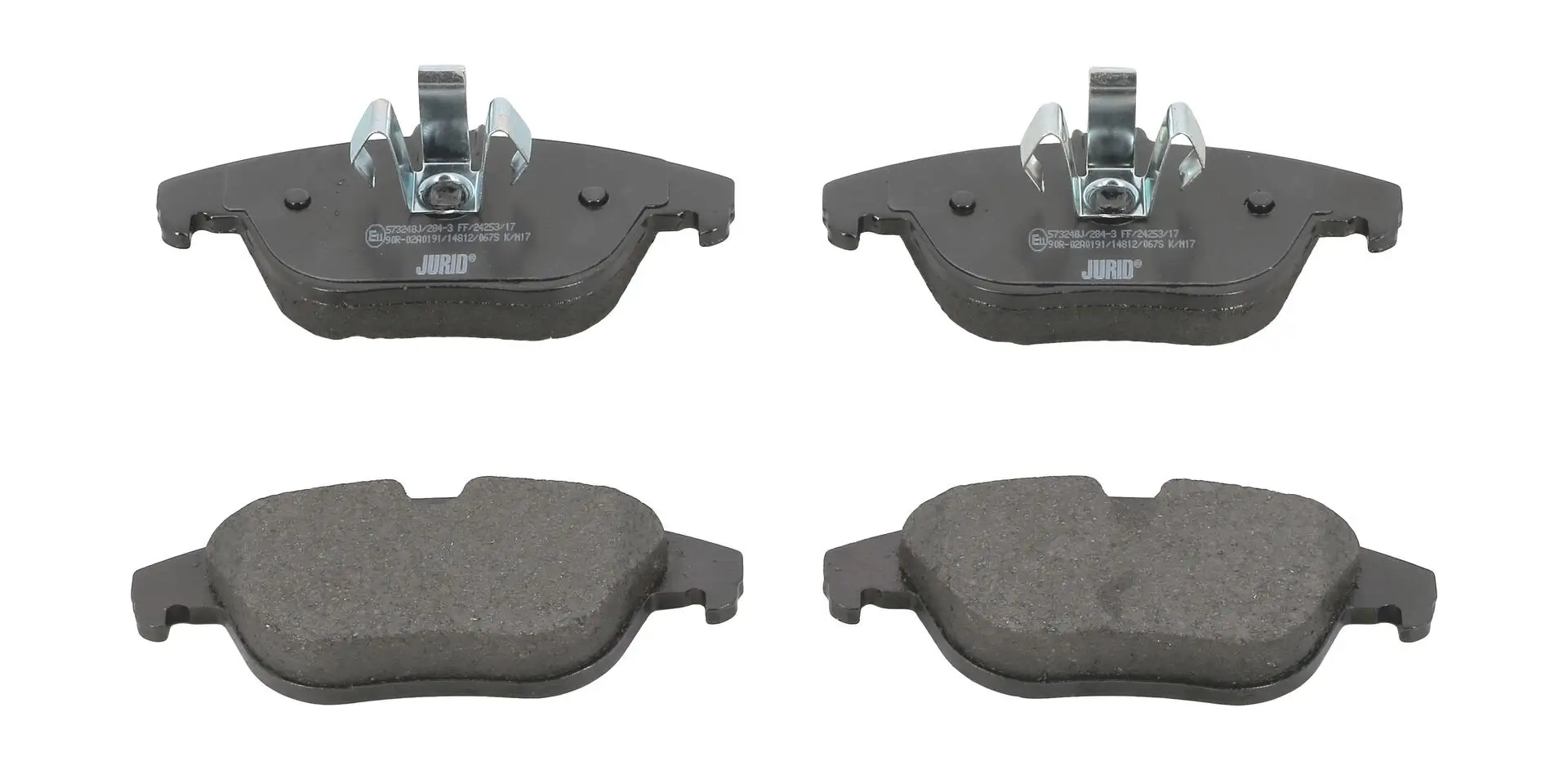 Bremsbelagsatz, Scheibenbremse Hinterachse JURID 573248J