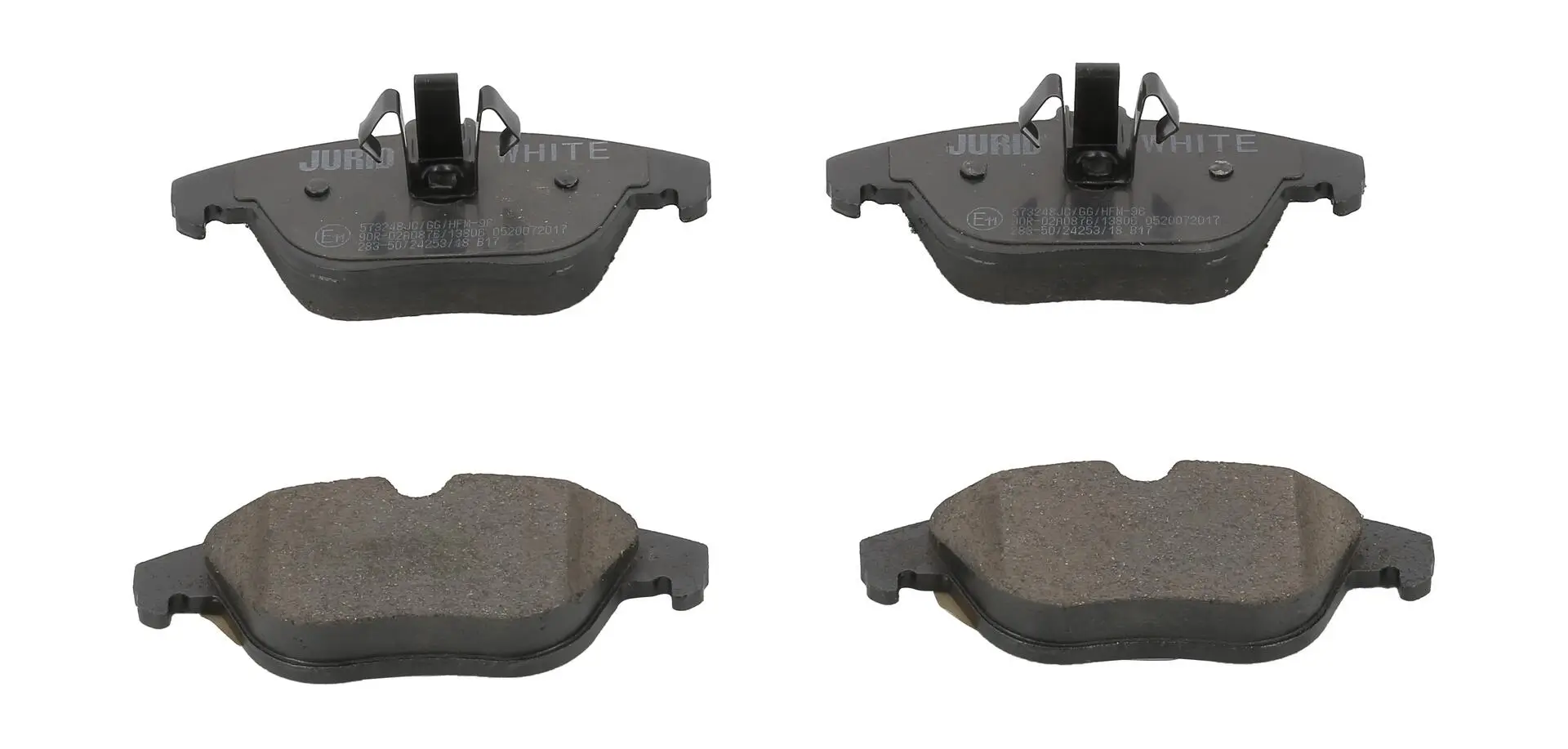 Bremsbelagsatz, Scheibenbremse Hinterachse JURID 573248JC