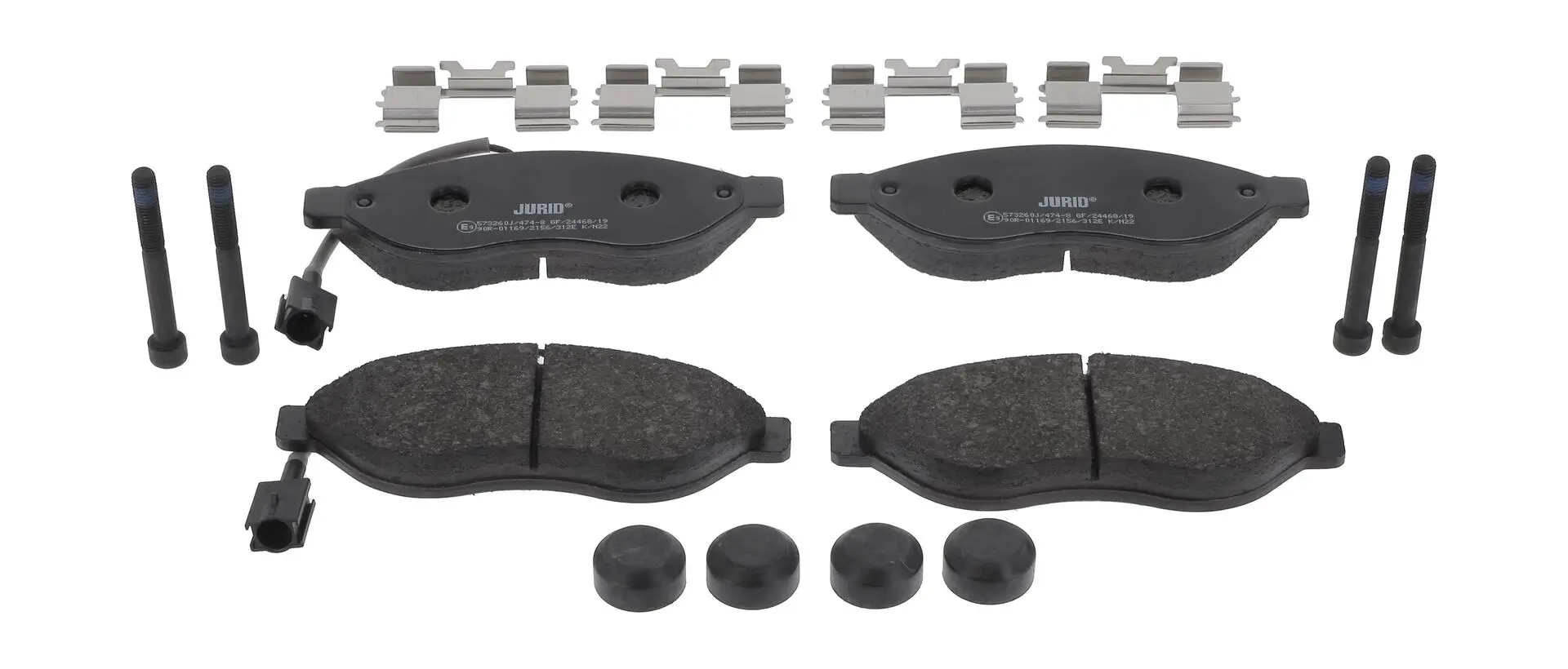 Bremsbelagsatz, Scheibenbremse Vorderachse JURID 573260J