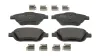 Bremsbelagsatz, Scheibenbremse Vorderachse JURID 573264JC
