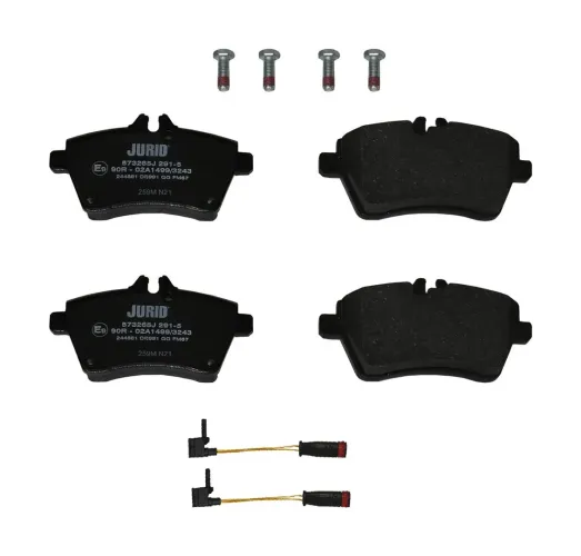 Bremsbelagsatz, Scheibenbremse JURID 573265J Bild Bremsbelagsatz, Scheibenbremse JURID 573265J