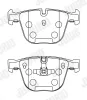 Bremsbelagsatz, Scheibenbremse Hinterachse JURID 573271J Bild Bremsbelagsatz, Scheibenbremse Hinterachse JURID 573271J