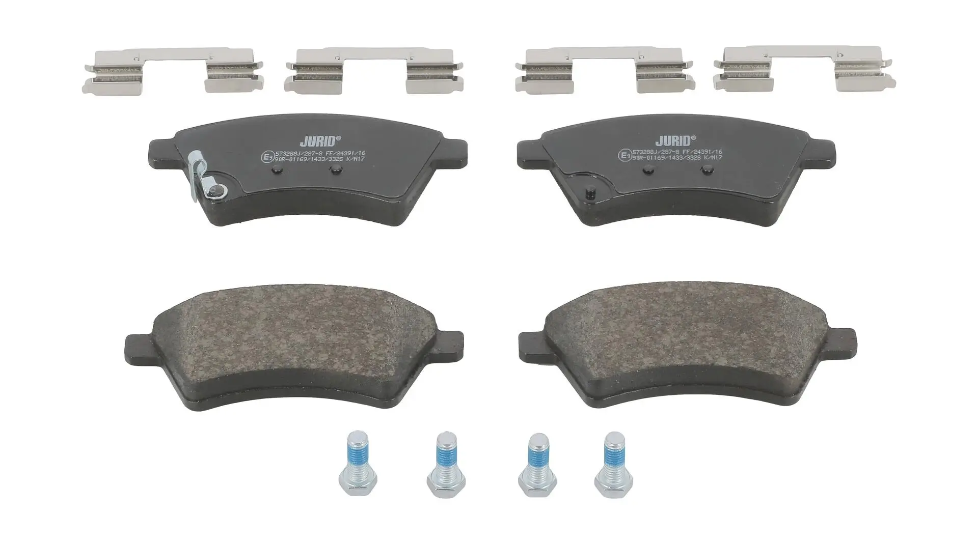 Bremsbelagsatz, Scheibenbremse Vorderachse JURID 573288J
