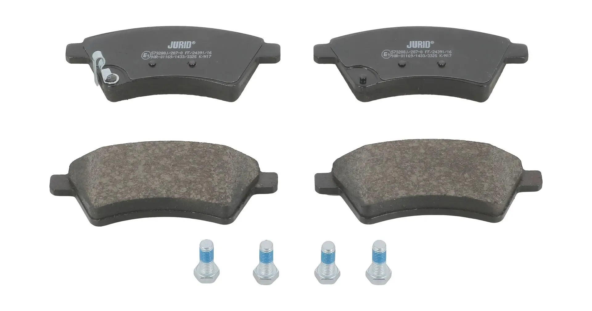 Bremsbelagsatz, Scheibenbremse Vorderachse JURID 573288J