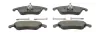 Bremsbelagsatz, Scheibenbremse Vorderachse JURID 573291JC