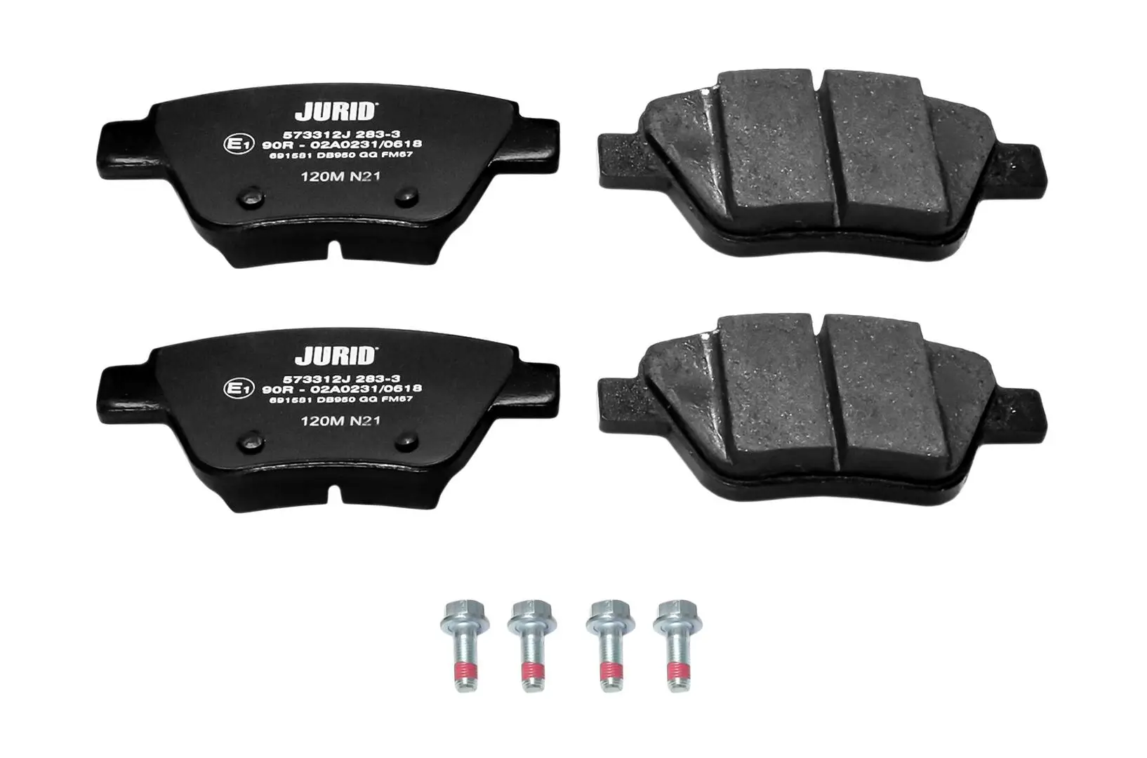 Bremsbelagsatz, Scheibenbremse JURID 573312J