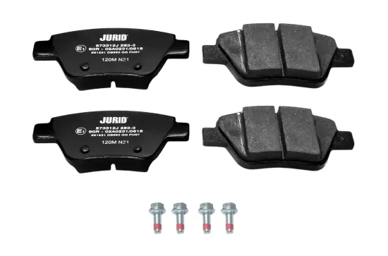 Bremsbelagsatz, Scheibenbremse JURID 573312J Bild Bremsbelagsatz, Scheibenbremse JURID 573312J