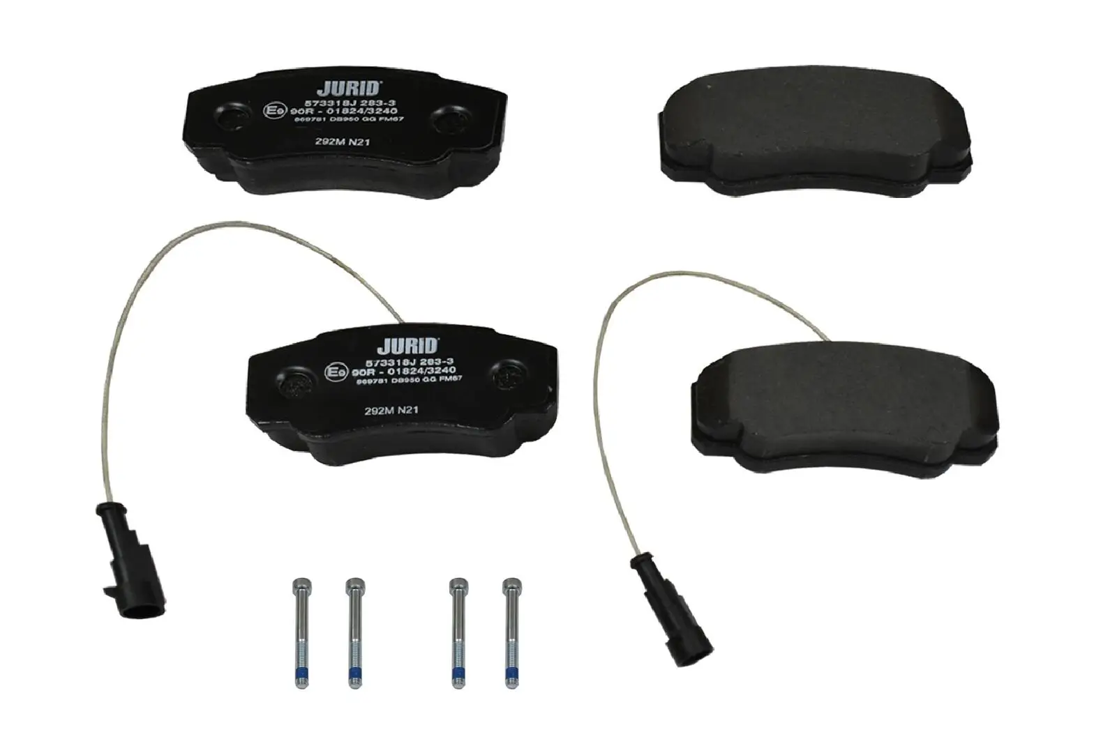 Bremsbelagsatz, Scheibenbremse JURID 573318J