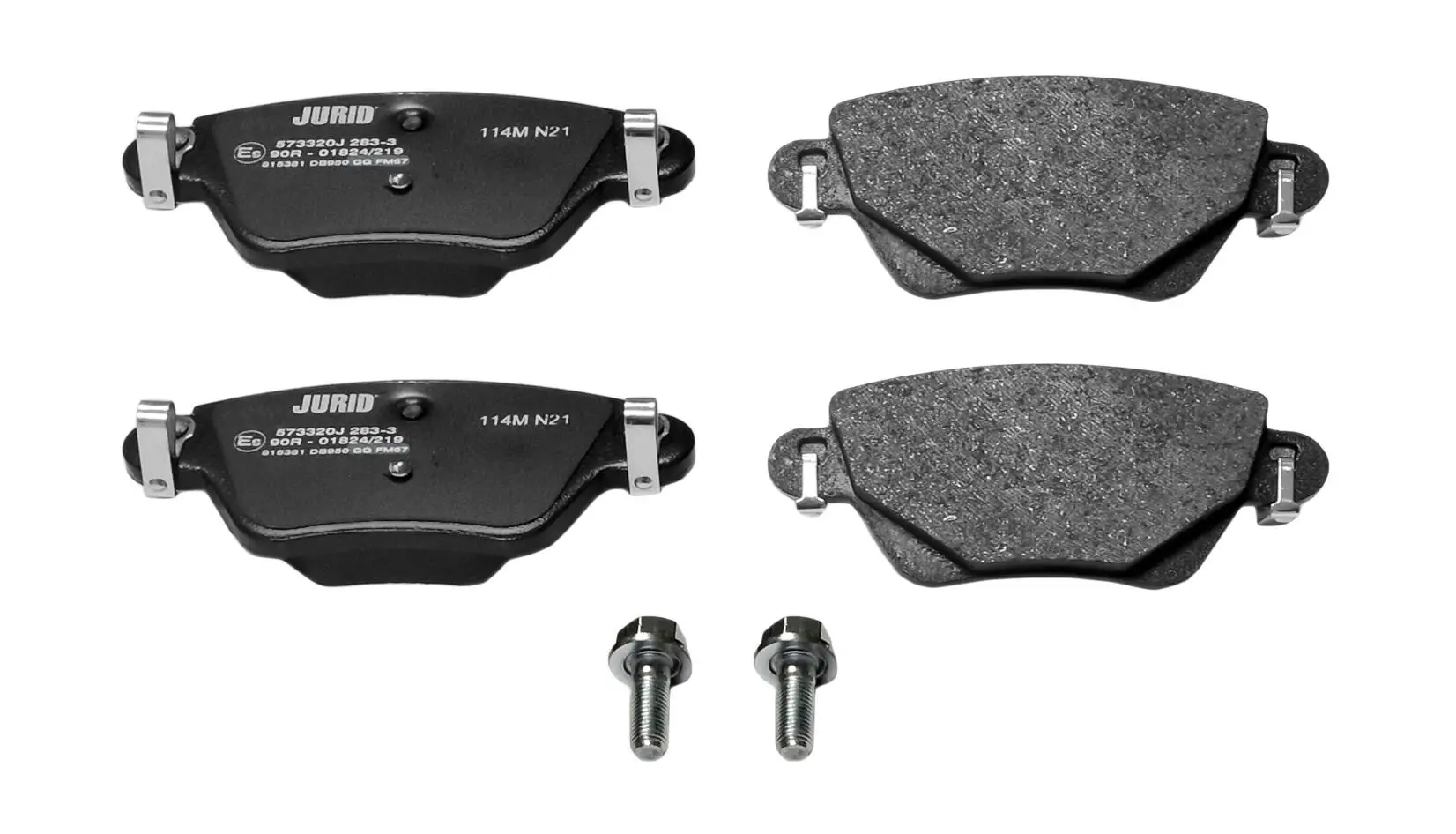 Bremsbelagsatz, Scheibenbremse Hinterachse JURID 573320J