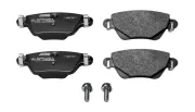 Bremsbelagsatz, Scheibenbremse Hinterachse JURID 573320J