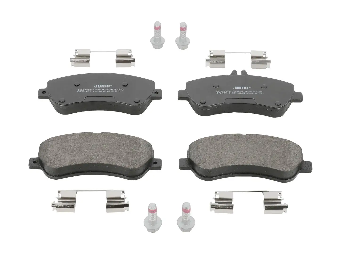 Bremsbelagsatz, Scheibenbremse Vorderachse JURID 573321J