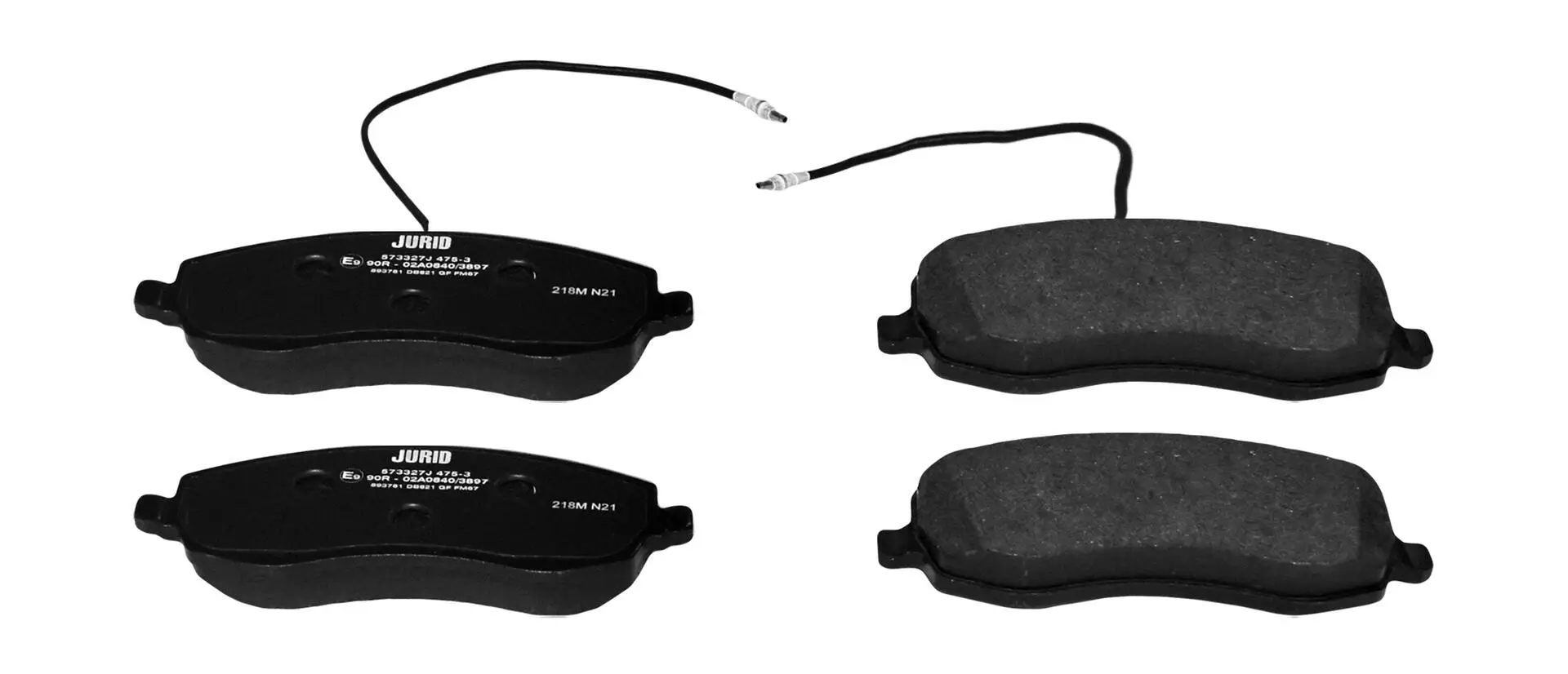 Bremsbelagsatz, Scheibenbremse Vorderachse JURID 573327J