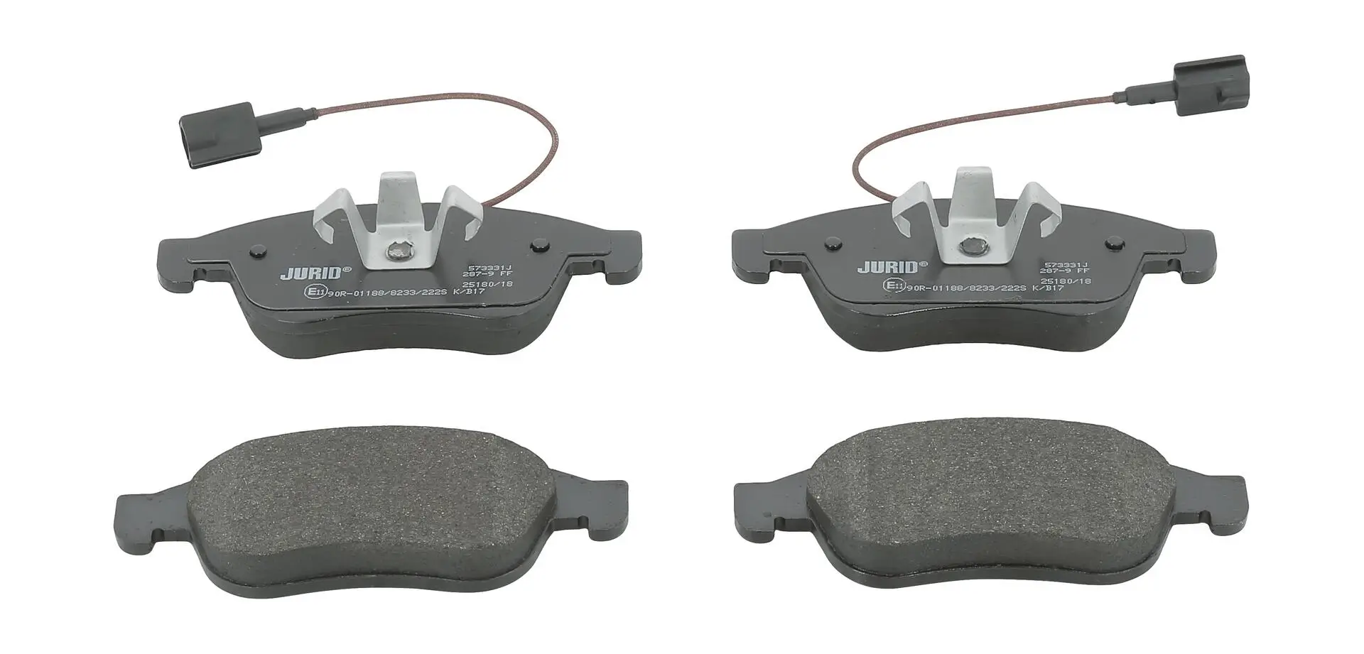 Bremsbelagsatz, Scheibenbremse JURID 573331J