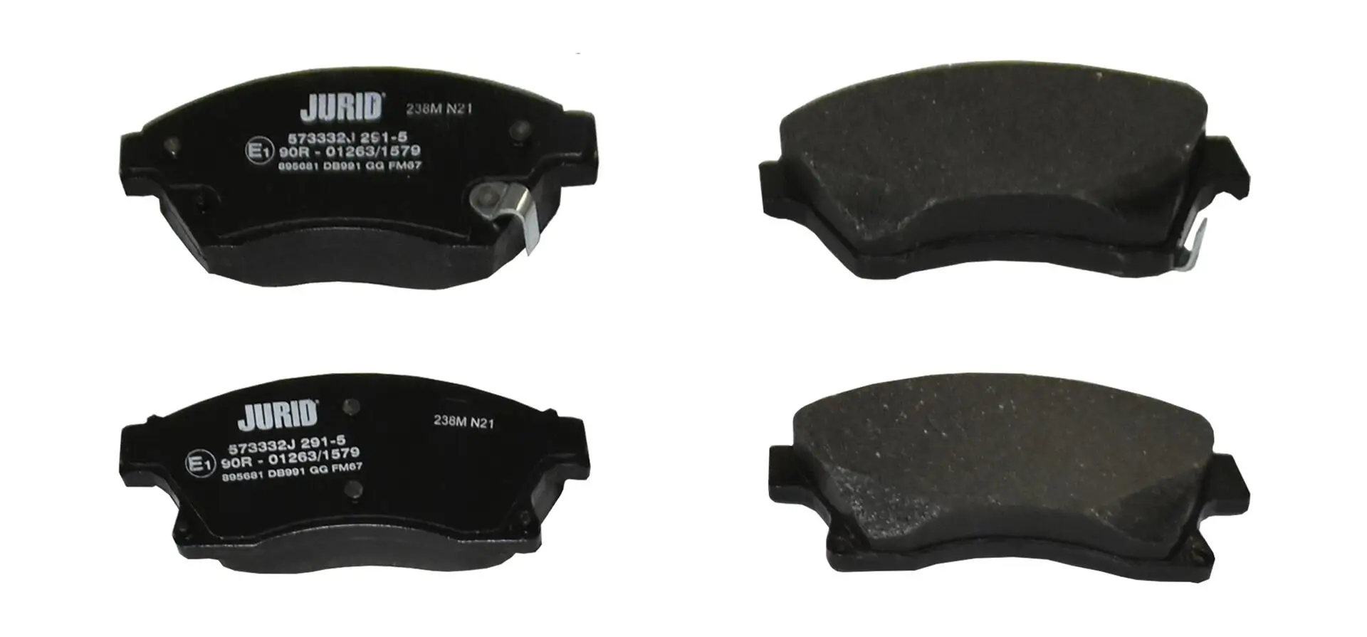 Bremsbelagsatz, Scheibenbremse JURID 573332J