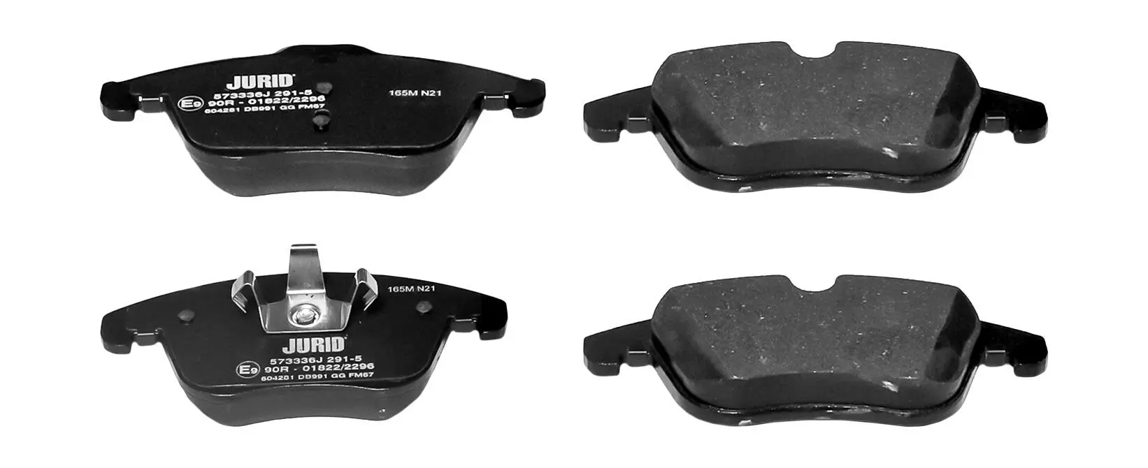 Bremsbelagsatz, Scheibenbremse Vorderachse JURID 573336J