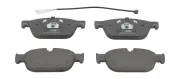 Bremsbelagsatz, Scheibenbremse Vorderachse JURID 573338J