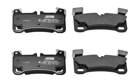 Bremsbelagsatz, Scheibenbremse Hinterachse JURID 573339J Bild Bremsbelagsatz, Scheibenbremse Hinterachse JURID 573339J