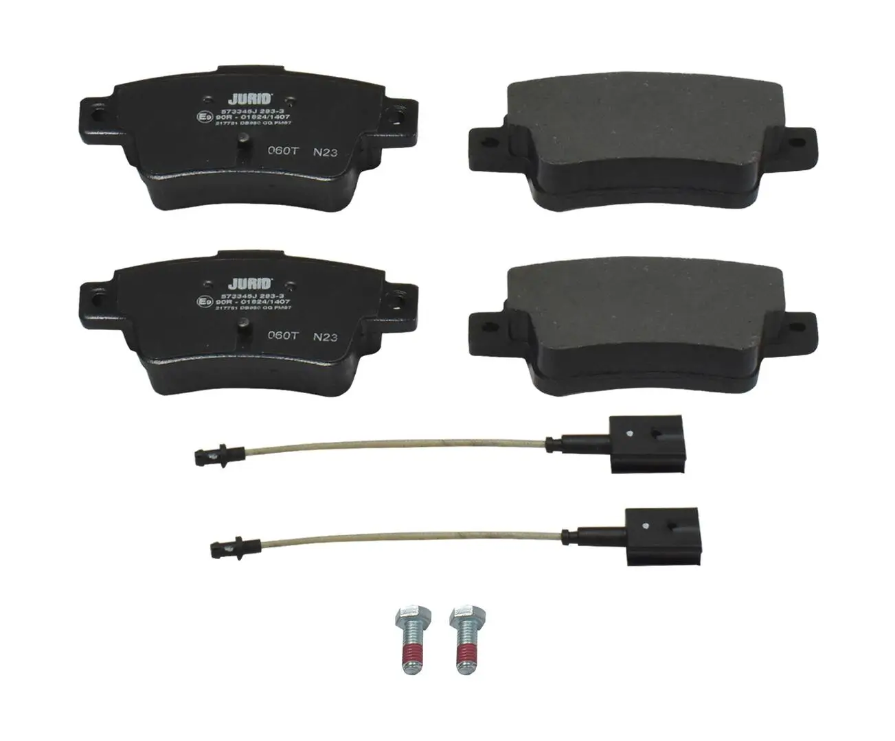 Bremsbelagsatz, Scheibenbremse Hinterachse JURID 573345J