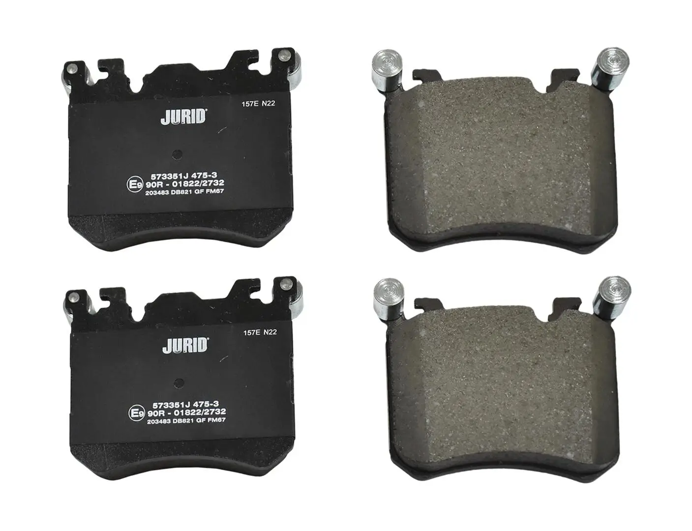 Bremsbelagsatz, Scheibenbremse Vorderachse JURID 573351J