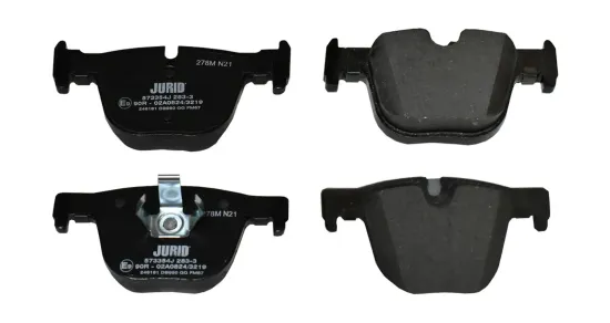 Bremsbelagsatz, Scheibenbremse Hinterachse JURID 573354J Bild Bremsbelagsatz, Scheibenbremse Hinterachse JURID 573354J