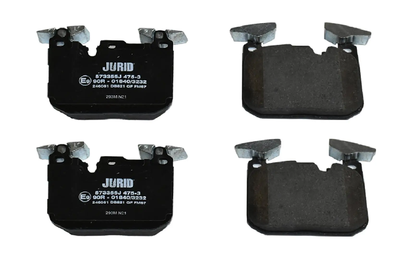 Bremsbelagsatz, Scheibenbremse Vorderachse JURID 573355J