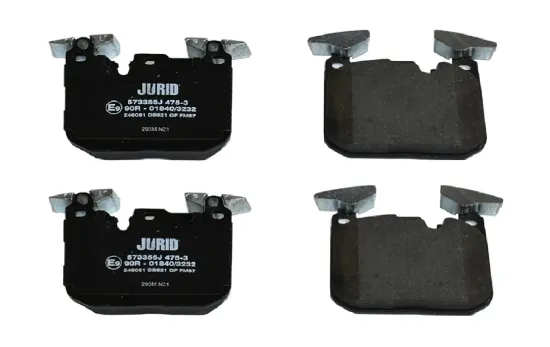 Bremsbelagsatz, Scheibenbremse Vorderachse JURID 573355J Bild Bremsbelagsatz, Scheibenbremse Vorderachse JURID 573355J
