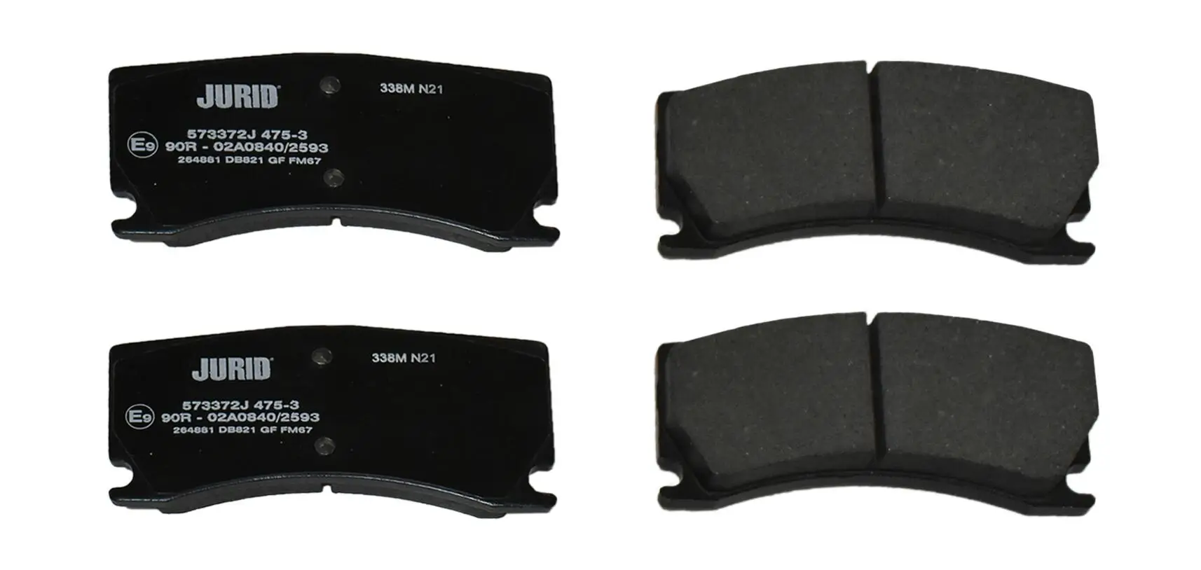 Bremsbelagsatz, Scheibenbremse JURID 573372J