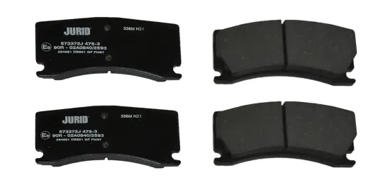 Bremsbelagsatz, Scheibenbremse JURID 573372J Bild Bremsbelagsatz, Scheibenbremse JURID 573372J