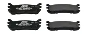 Bremsbelagsatz, Scheibenbremse Hinterachse JURID 573373J