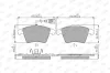 Bremsbelagsatz, Scheibenbremse Vorderachse JURID 573391J