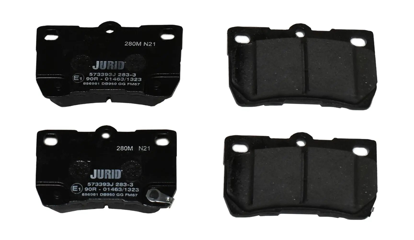 Bremsbelagsatz, Scheibenbremse Hinterachse JURID 573393J