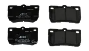 Bremsbelagsatz, Scheibenbremse Hinterachse JURID 573393J