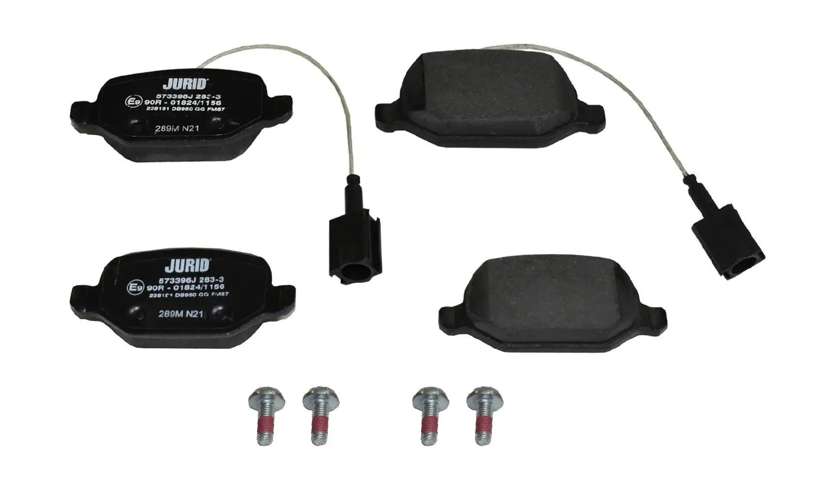 Bremsbelagsatz, Scheibenbremse JURID 573396J
