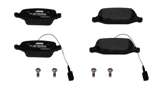 Bremsbelagsatz, Scheibenbremse Hinterachse JURID 573400J Bild Bremsbelagsatz, Scheibenbremse Hinterachse JURID 573400J