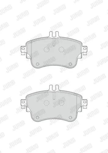 Bremsbelagsatz, Scheibenbremse Vorderachse JURID 573402J Bild Bremsbelagsatz, Scheibenbremse Vorderachse JURID 573402J